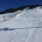 Some marks under the chairlift of Tosa Espiolets