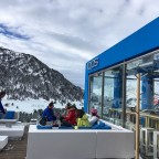 Iqos terrace - brilliant atmosphere, up-beat tunes and great mountain views!