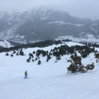 Cloudy day but awesome snow conditions!