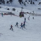 Ski School in process in El Tarter 17/02