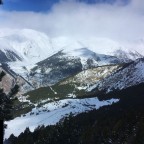 Looking down to Canillo Ski School & Beginners Slopes