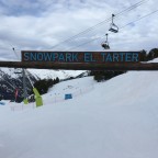 Entrance to the lower section of the El Tarter Snow Park