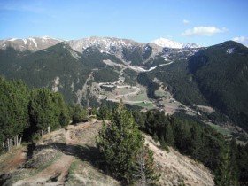 View Over to Canillo Ski Station
