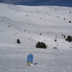 That buried piste marker is normally person height! 21/03