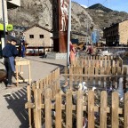 Christmas decorations in Canillo village