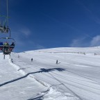 View of Daina blue run from Els Clots chairlift
