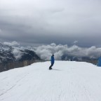 Riding on Cloud 9 in Canillo (Rossinyol run)